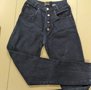 Palmetto's button fly tapered jeans. Vintage EUC Womens size 5